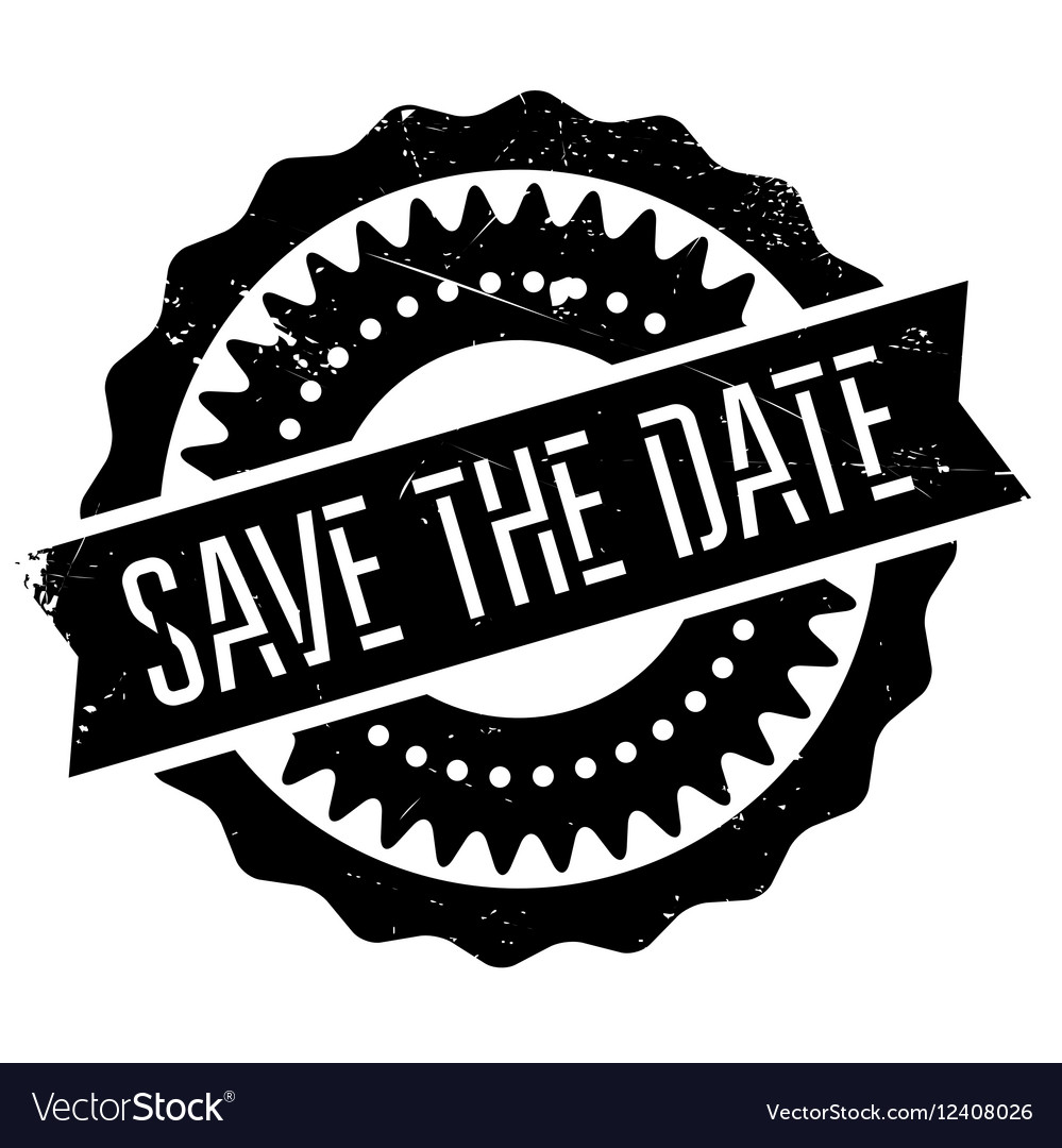 Save the date stamp