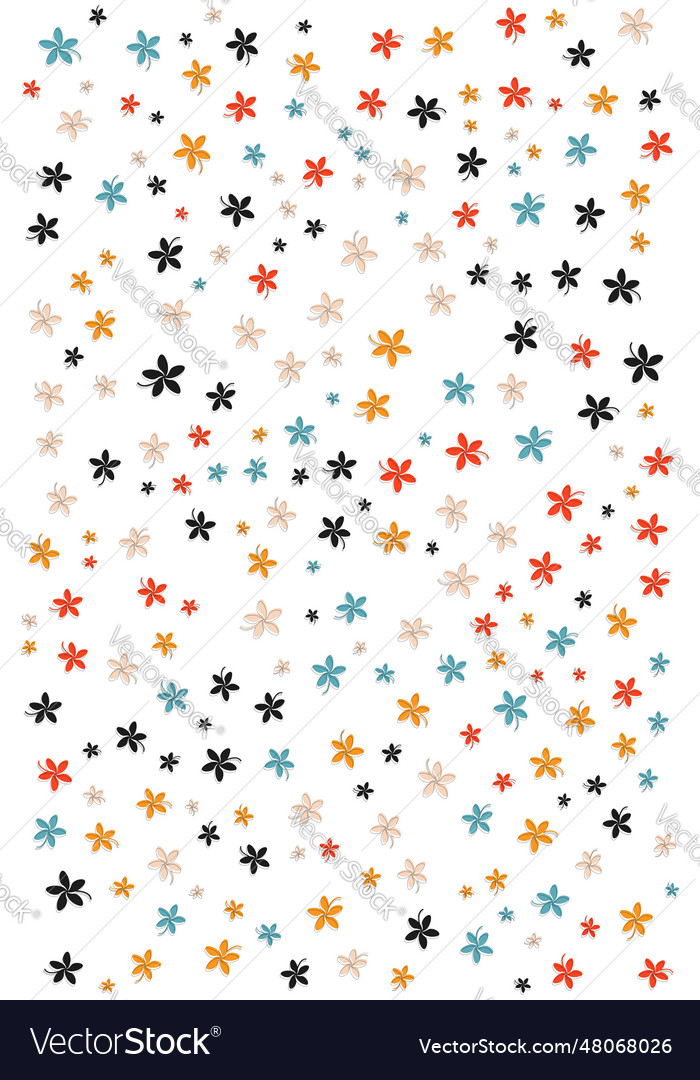 Seamless pattern with creative abstract shapes vector image Seamless pattern with creative abstract shapes