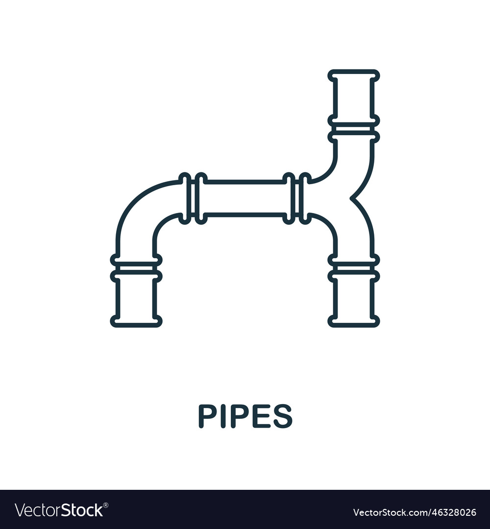 Window line icon simple element from construction