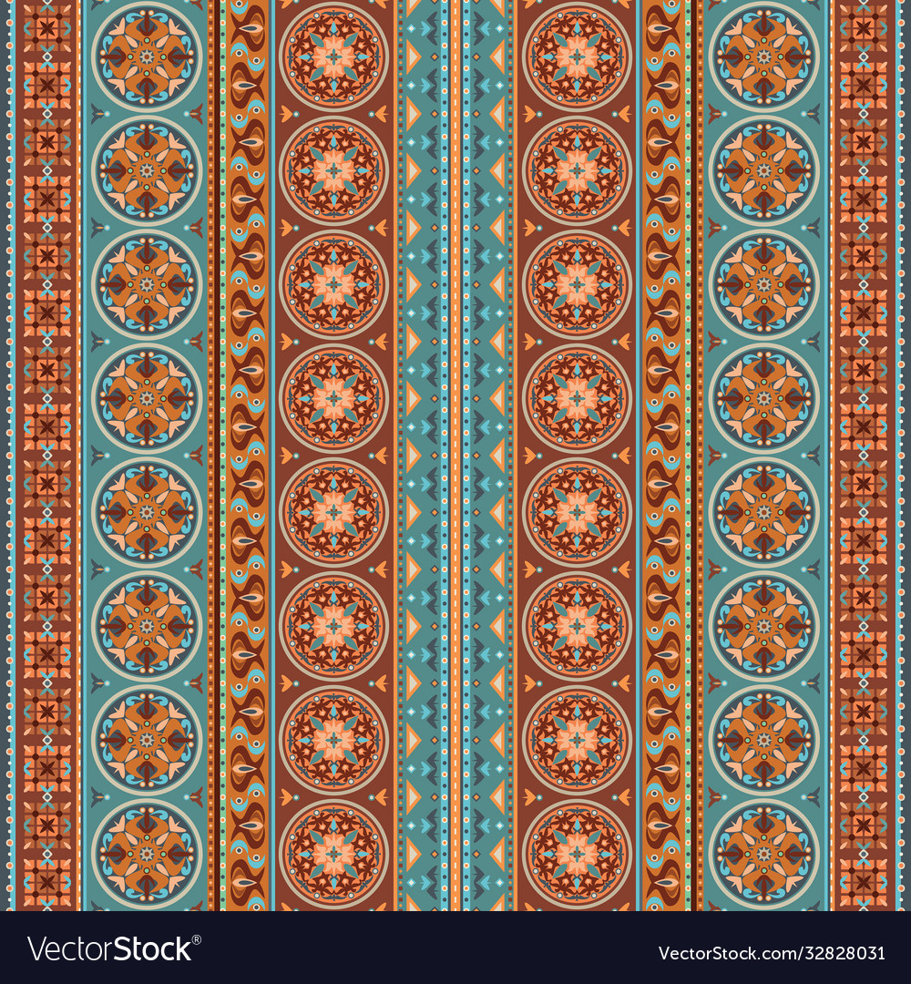 Abstract ethnic stripe pattern background vector image Abstract ethnic stripe pattern background