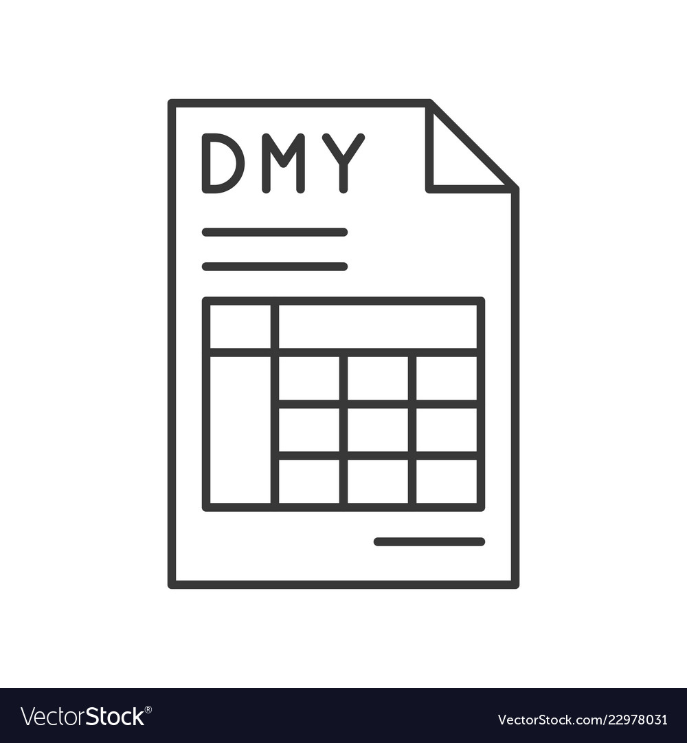 Date month year and table in document report