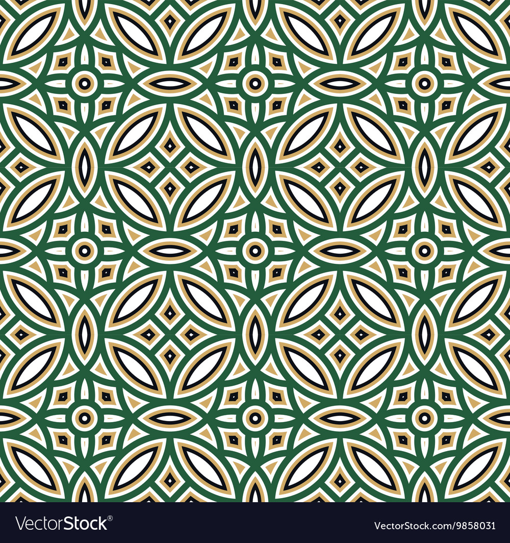 Seamless geometric pattern repeating background