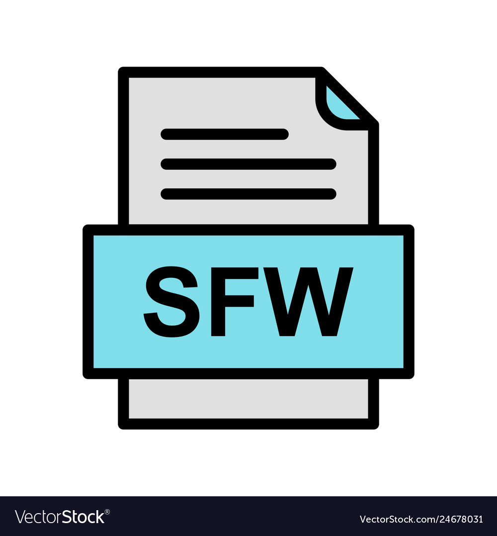 Sfw file document icon