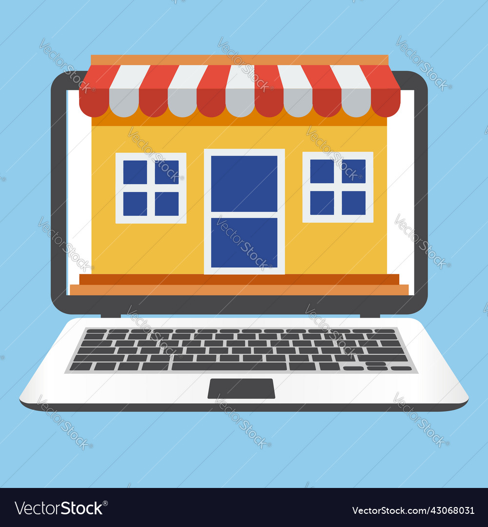 Shop online laptop with web