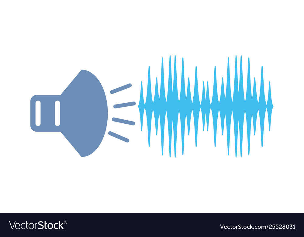 Speaker with sound signal