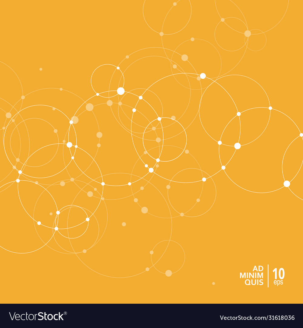Abstract background with overlapping circles vector image Abstract background with overlapping circles
