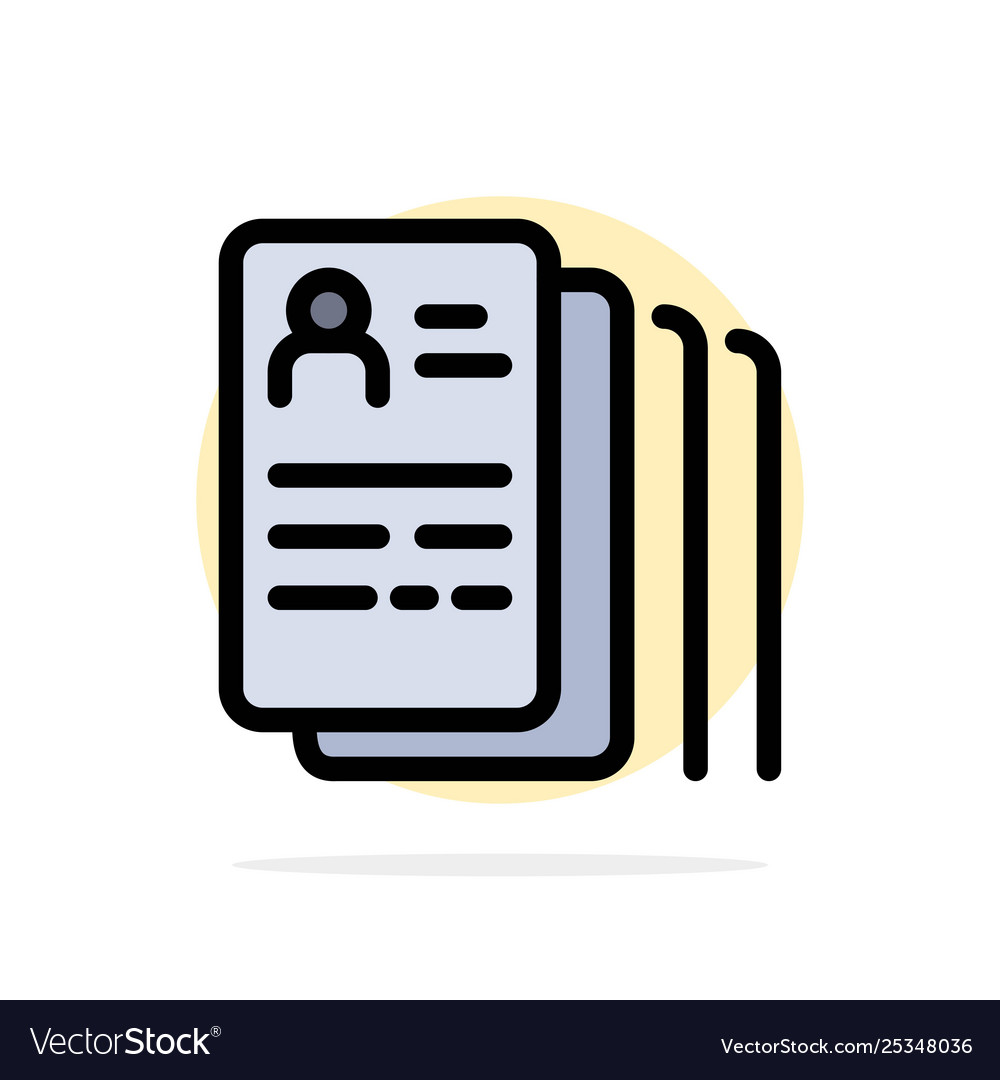 Document find job search abstract circle vector image Document find job search abstract circle