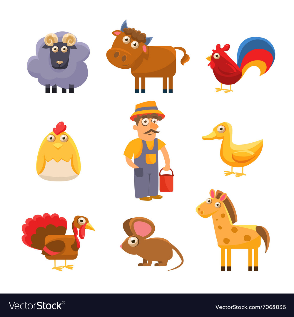 Farm Animals Set