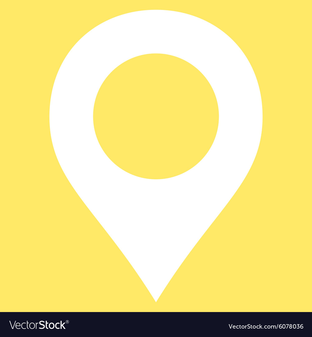 Map Marker Flat White Color Icon Royalty Free Vector Image Map Marker Flat White Color Icon Vector Image