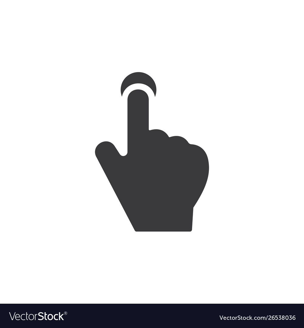 Push button icon vector image Push button icon