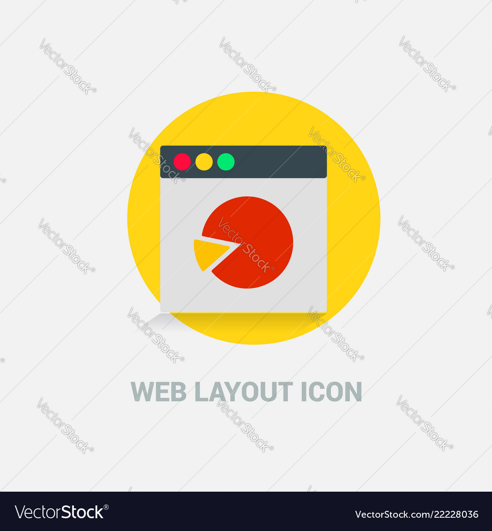 Web layout icon design