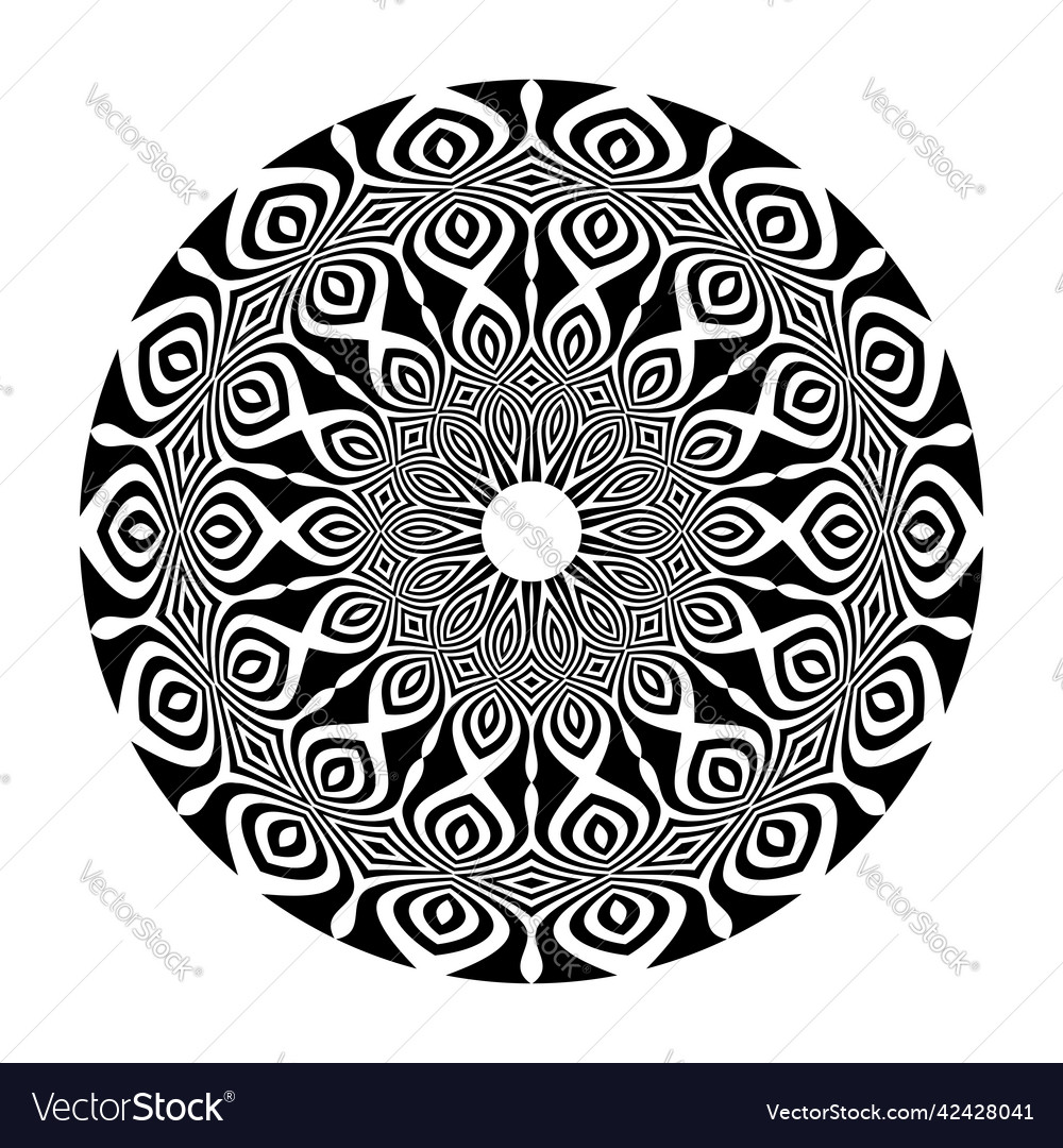 Circle pattern vector image Circle pattern