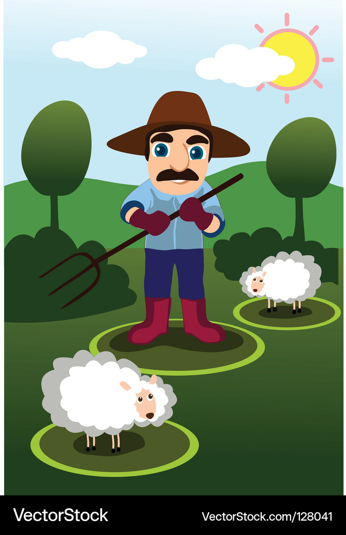 Farmer Royalty Free Vector Image - VectorStock