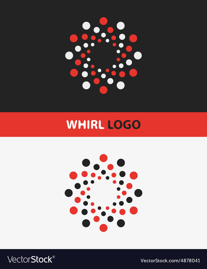 Logo design element abstract vortex