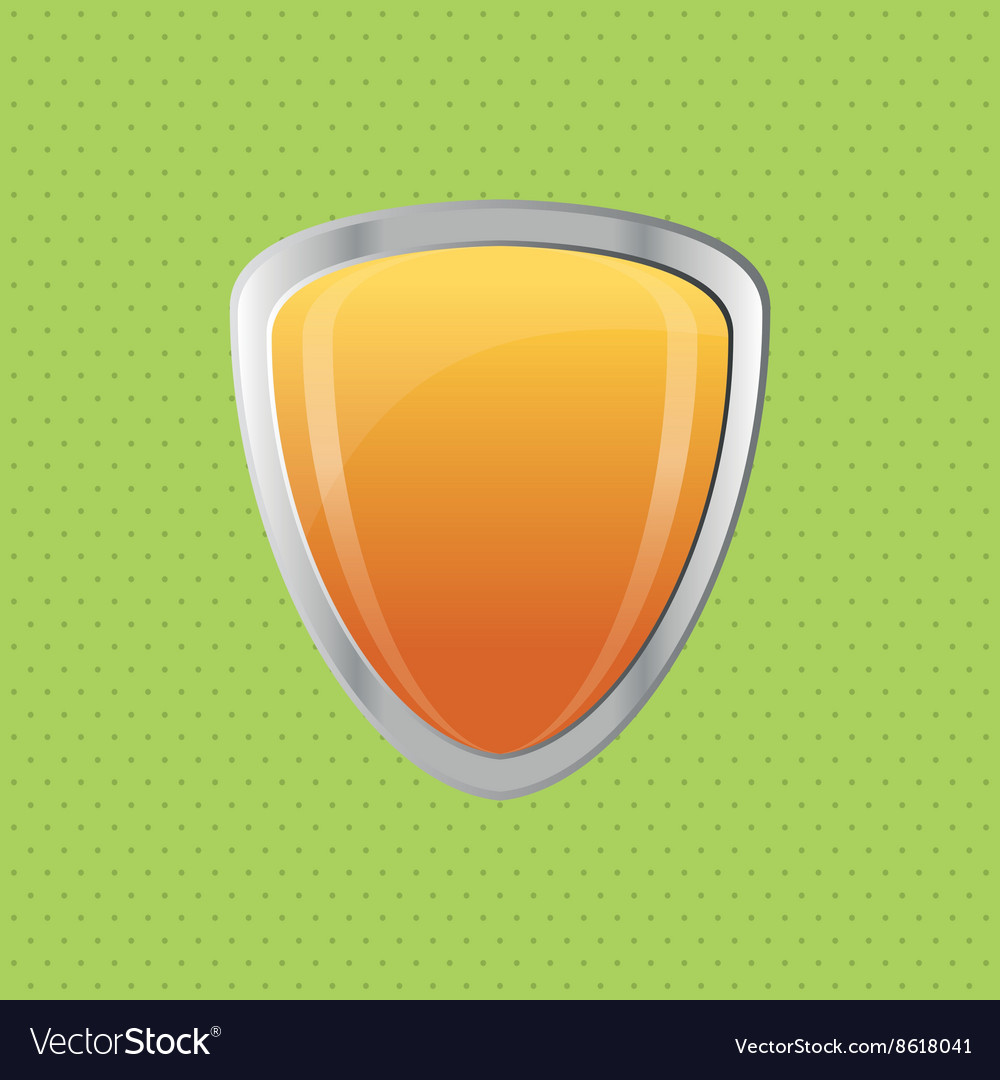 Security system shield concept warning