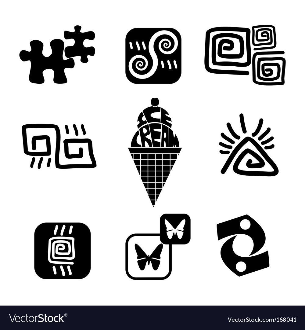 Set of design elements