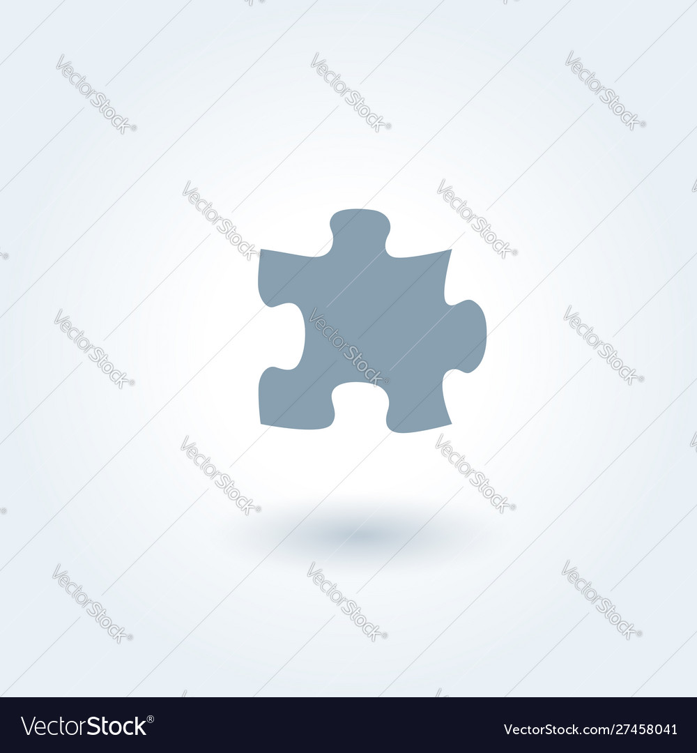 Puzzle pieces set Royalty Free Vector Image - VectorStock