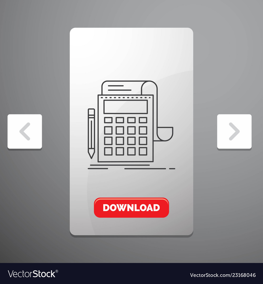 Accounting audit banking calculation calculator Vector Image Accounting audit banking calculation calculator