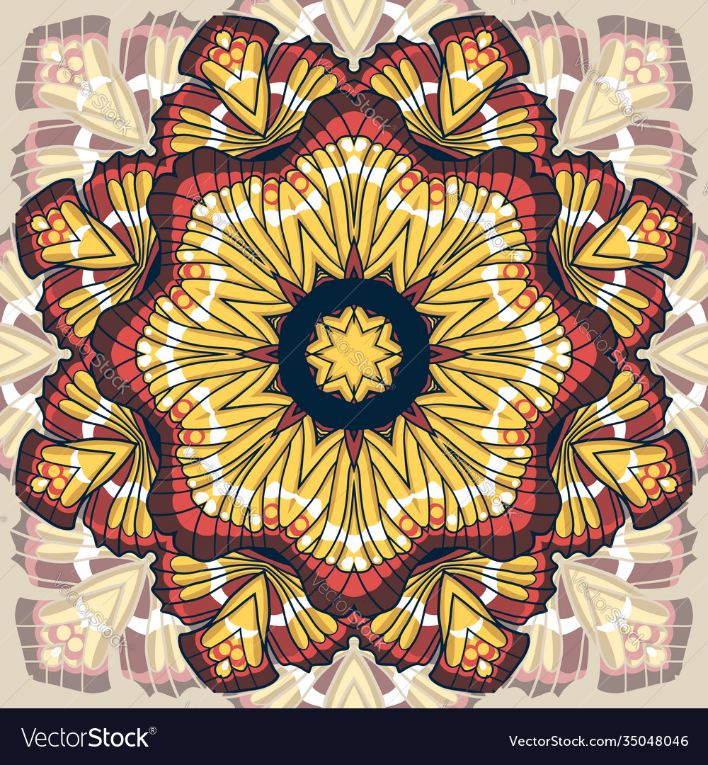 Beautiful circular background fractal image