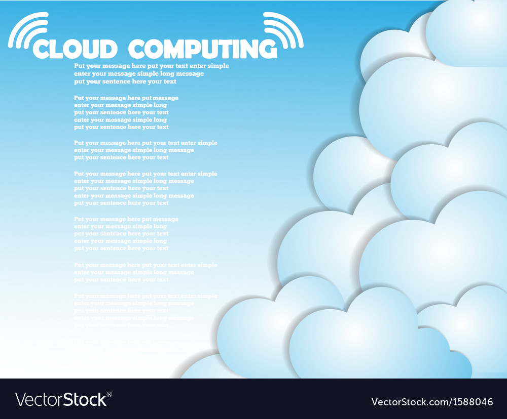 Cloud computing background