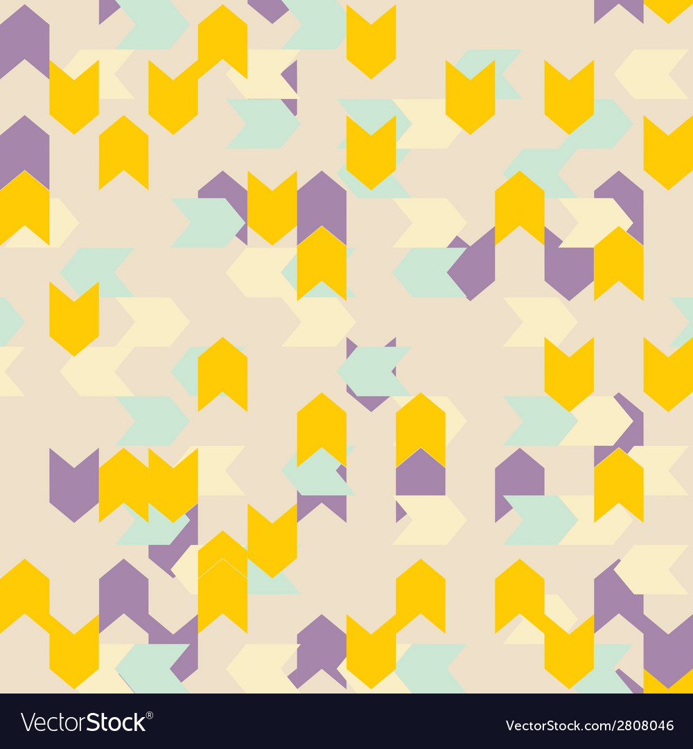 Colorful Chevron Zigzag Pattern