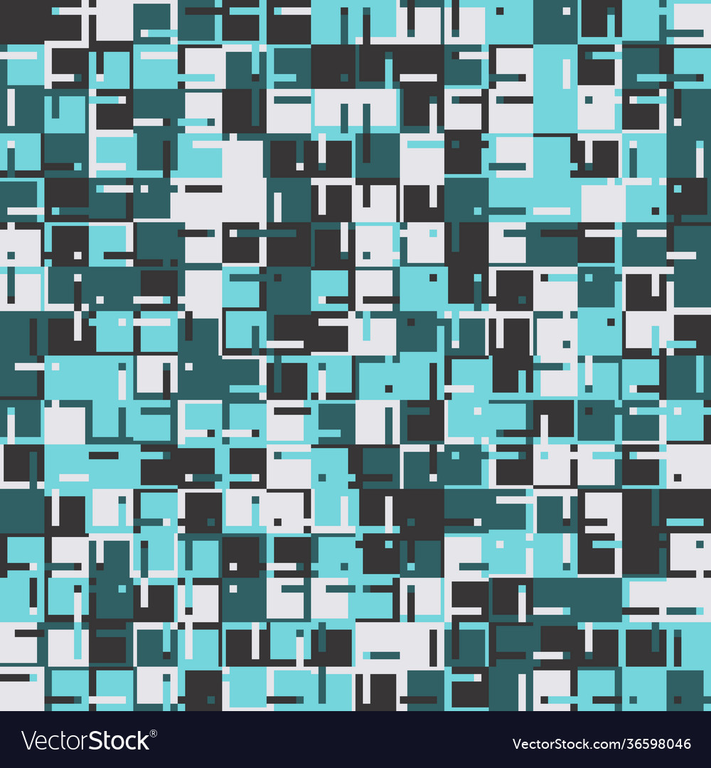 Deconstructed abstract pattern design vector image Deconstructed abstract pattern design