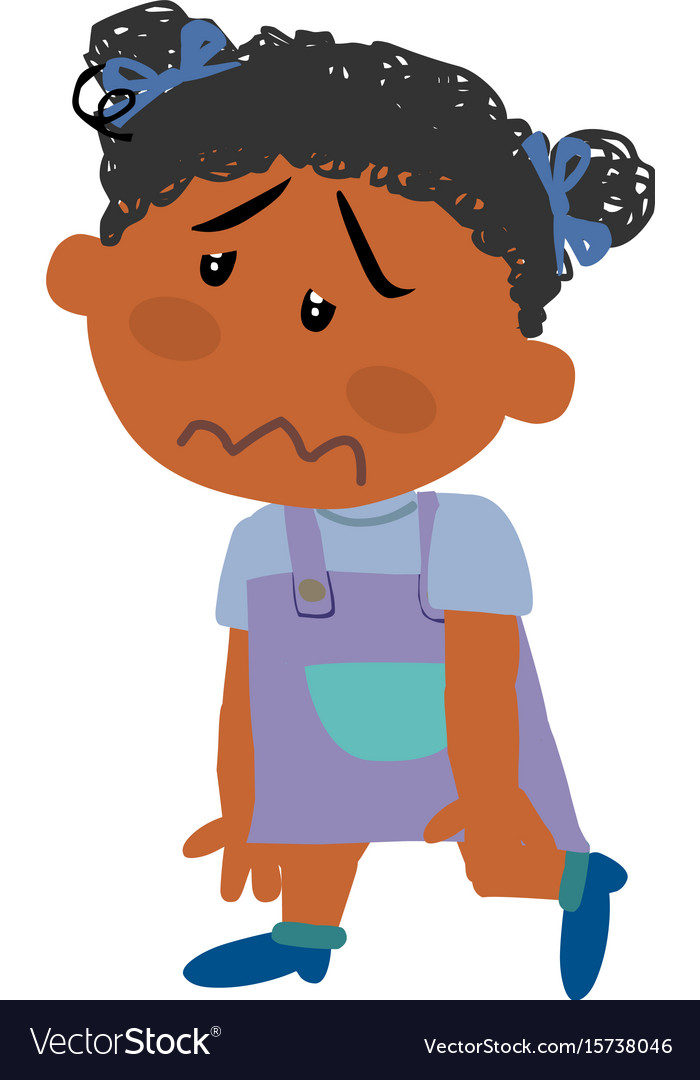 Dizzy Black Girl Cartoon