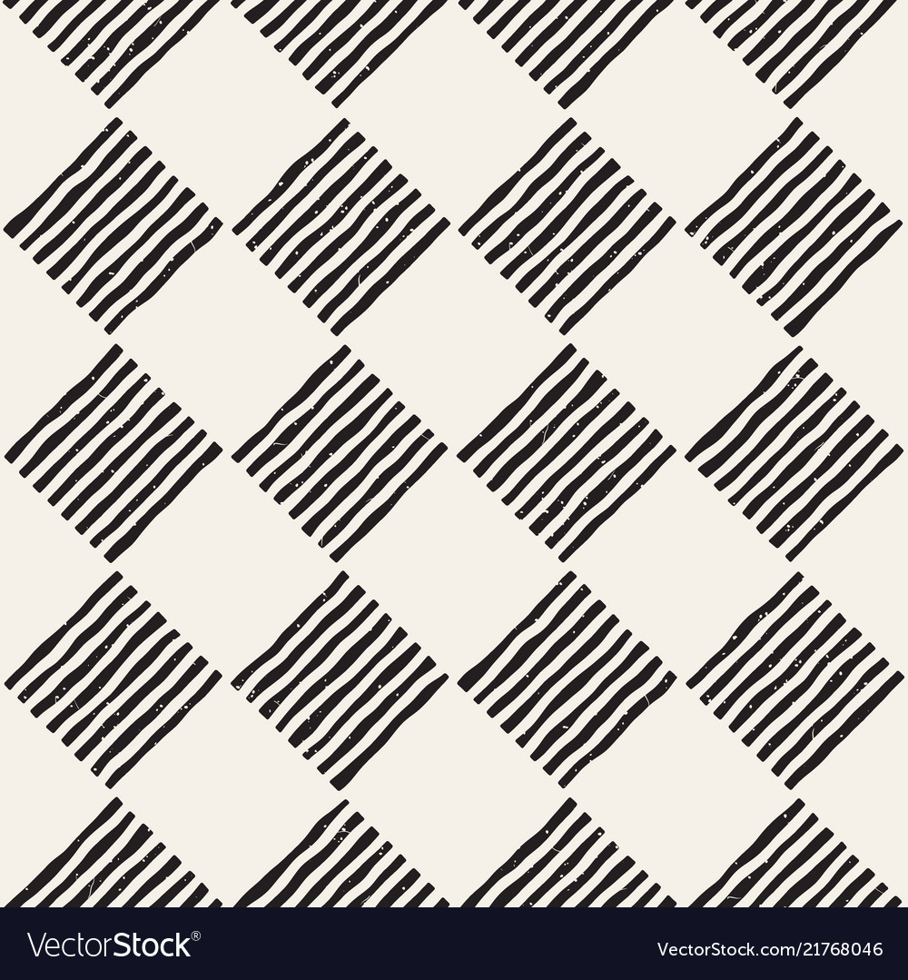 Hand Drawn Checkerboard Pattern