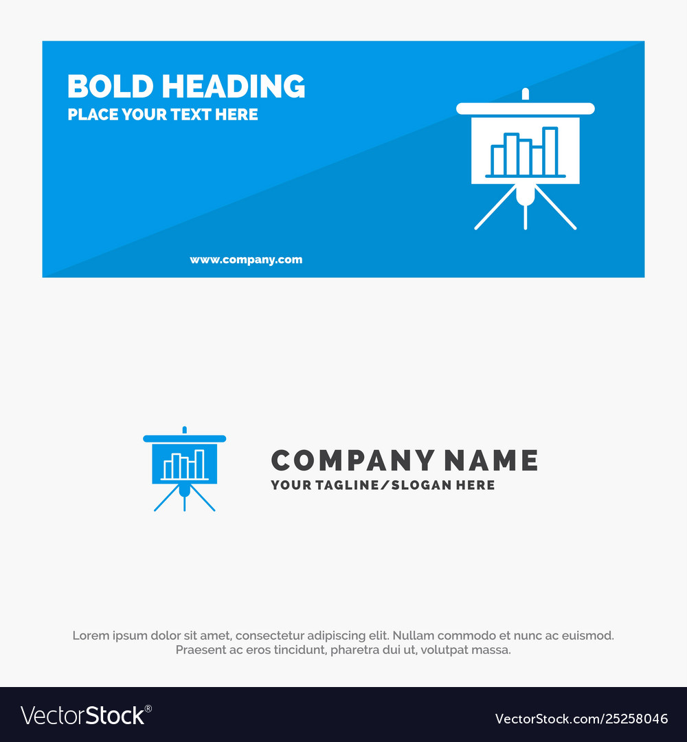 Presentation blackboard powerpoint report solid vector image Presentation blackboard powerpoint report solid