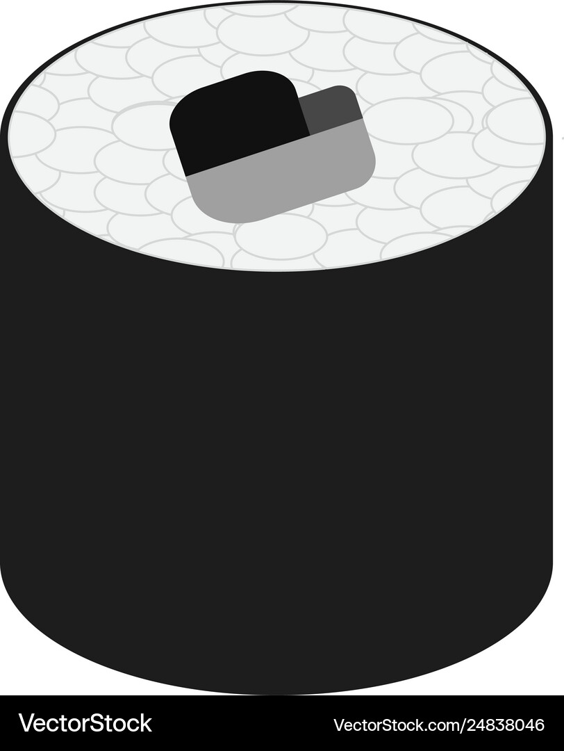 Sushi flat Royalty Free Vector Image - VectorStock