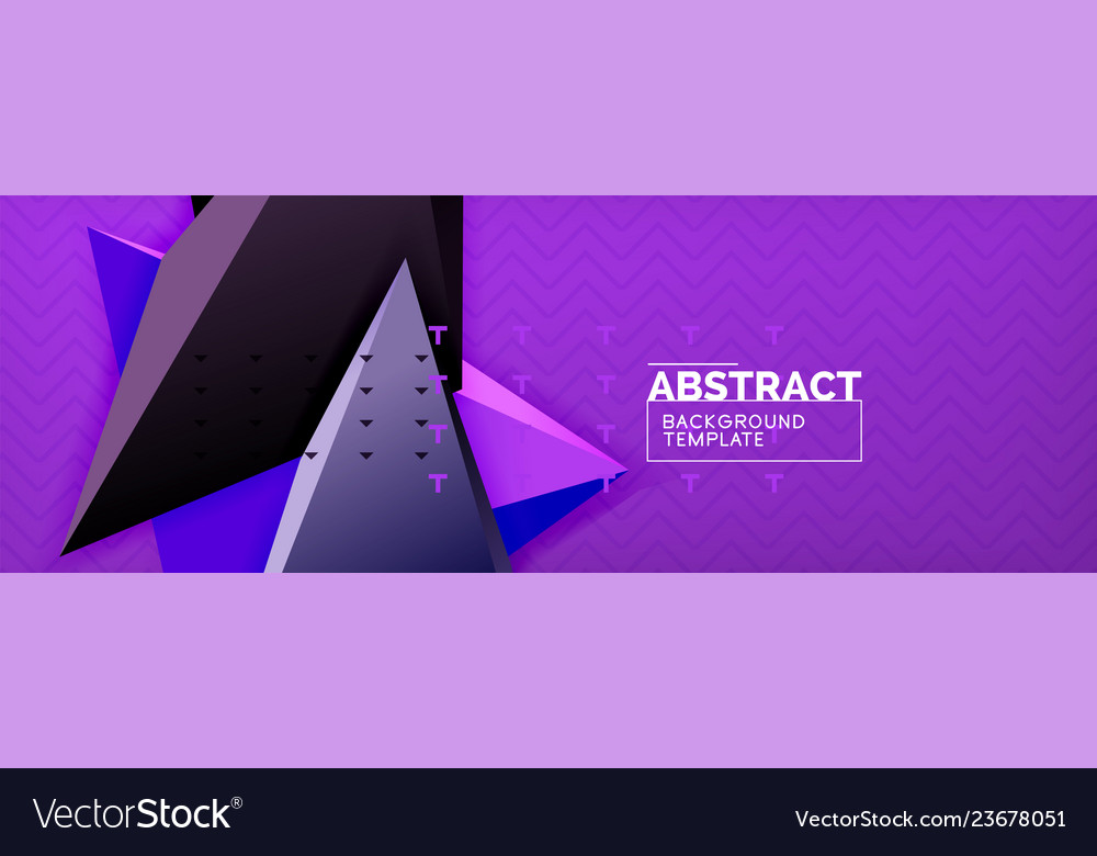 3d triangular minimal abstract background vector image 3d triangular minimal abstract background