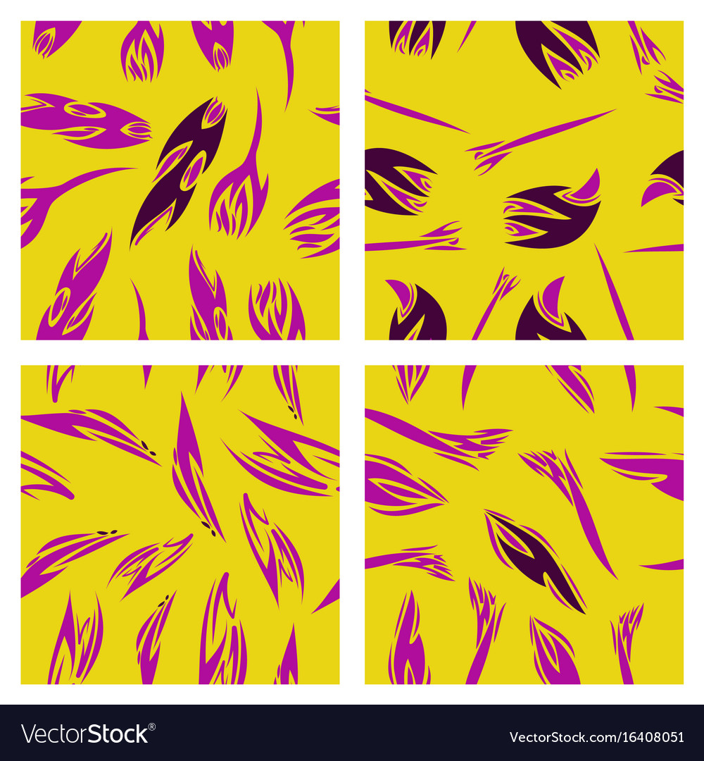Assembly of patterns in striped style