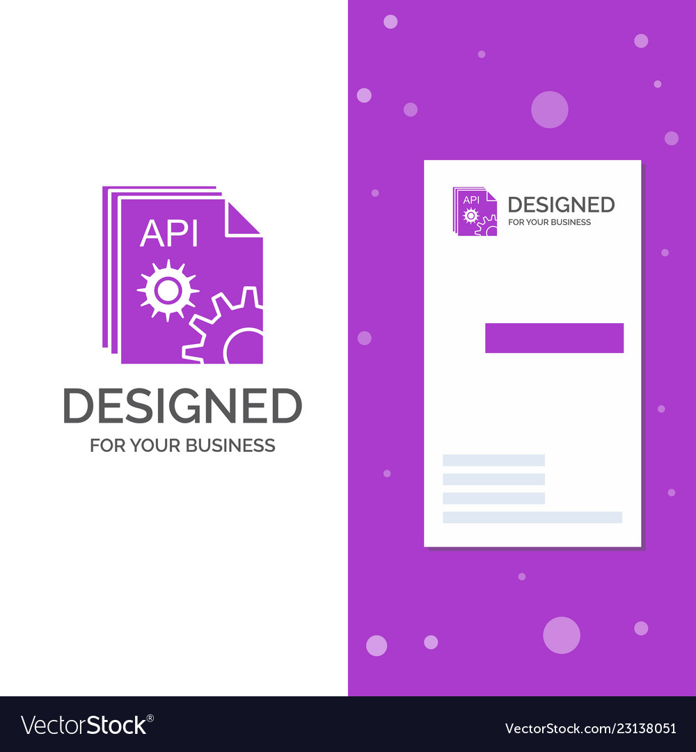 Business logo for api app coding developer vector image Business logo for api app coding developer
