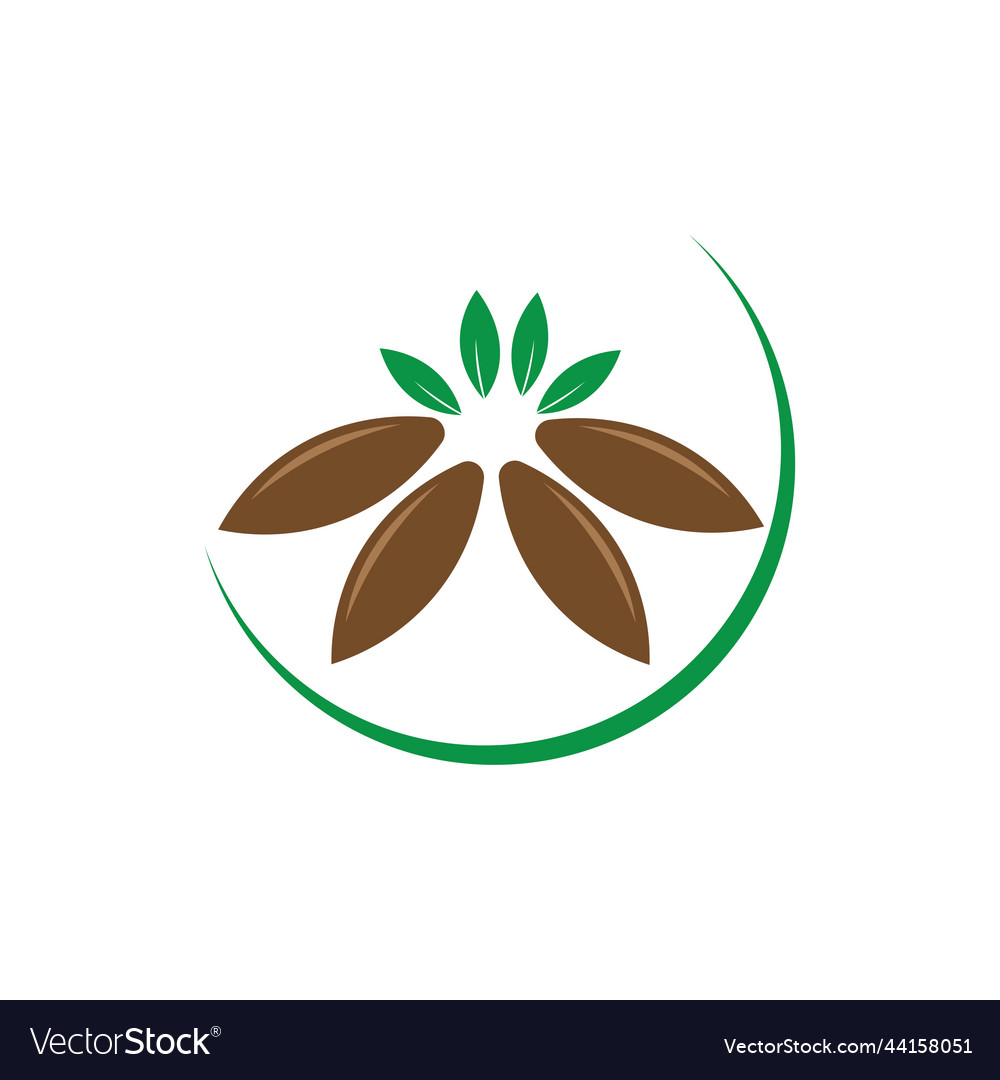 Cassava icon logo Royalty Free Vector Image - VectorStock