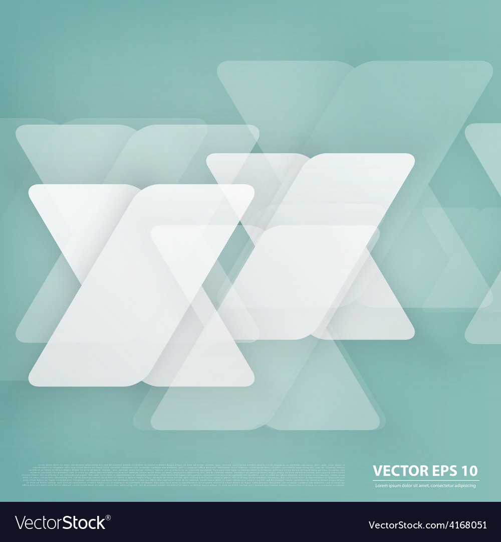 Design with triangles on the grey