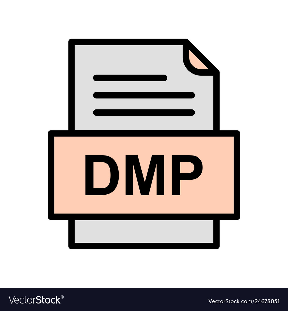 Dmp file document icon