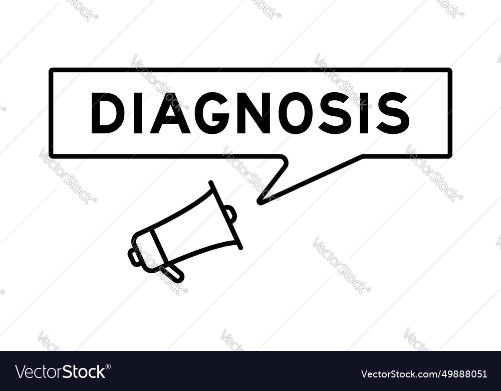 Megaphone icon with speech bubble in word vector image Megaphone icon with speech bubble in word