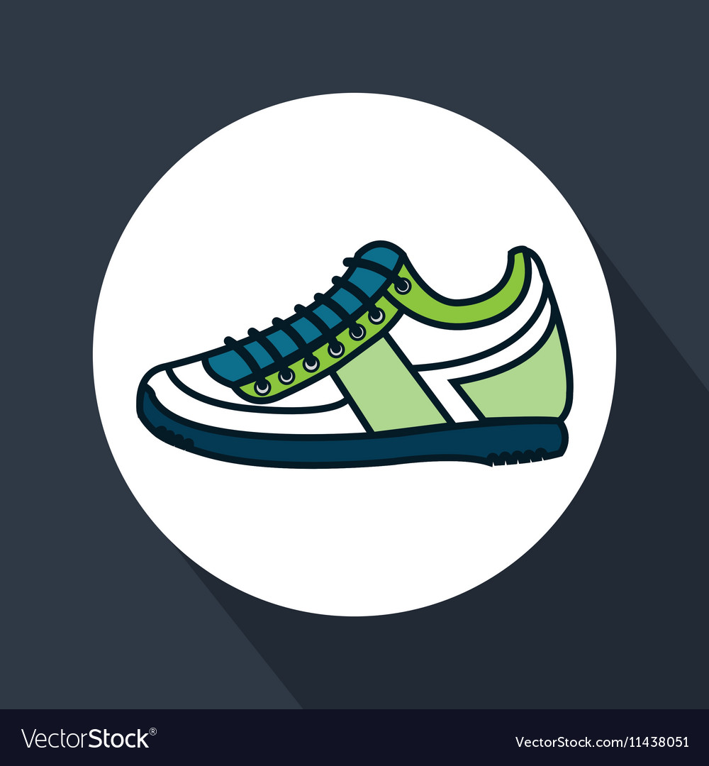 Shoes runner isolated icon