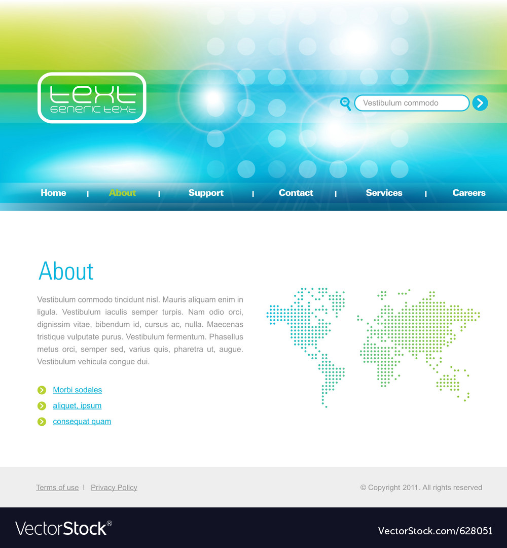 Web template