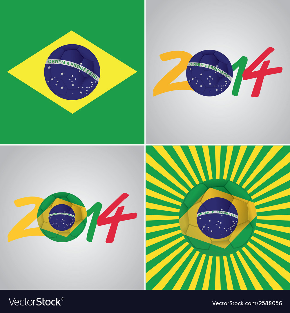 Abstract background with a brazil allusive objects