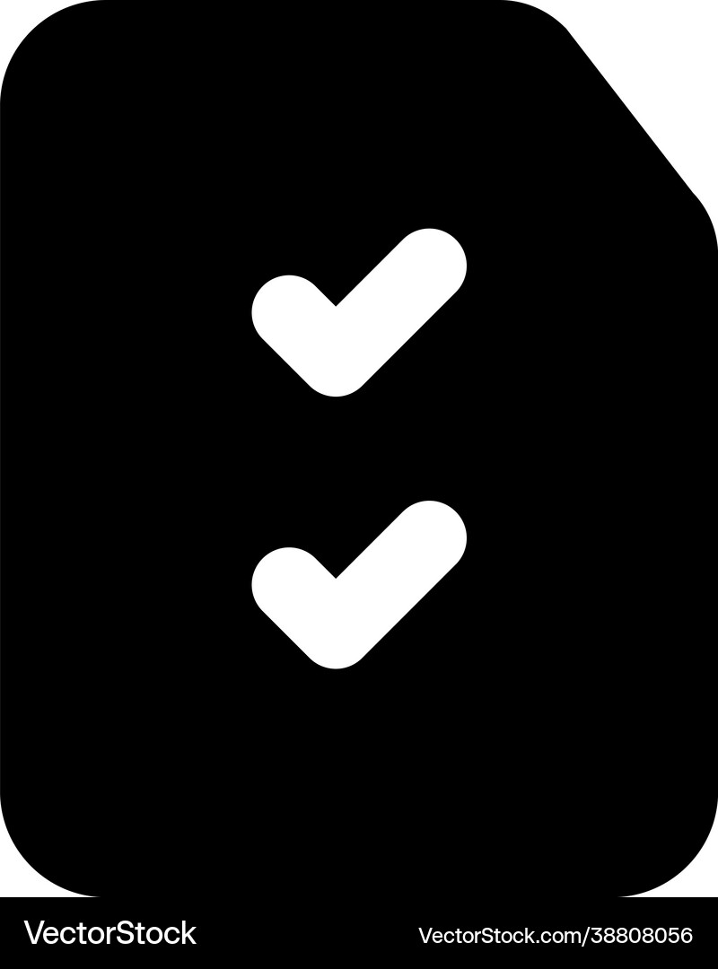 Checklist Royalty Free Vector Image - VectorStock