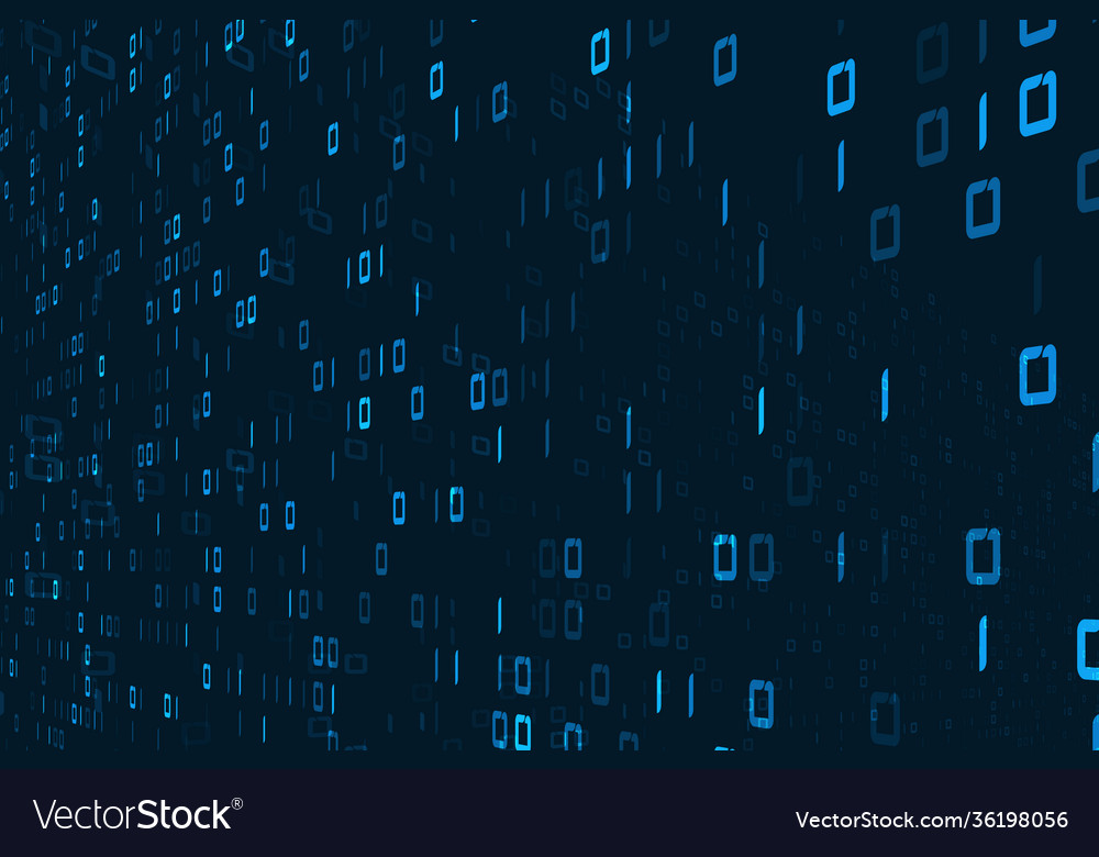 Digitaler Binärcode Hintergrund vector image Digitaler Binärcode Hintergrund