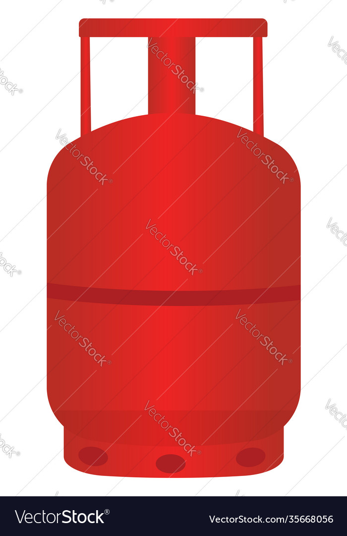 Gas Can On White Background Royalty Free Vector Image