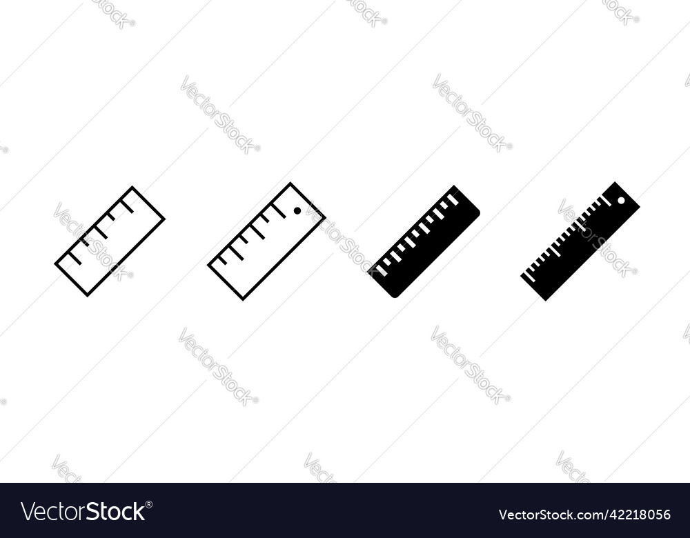 Ruler icon design element suitable for websites