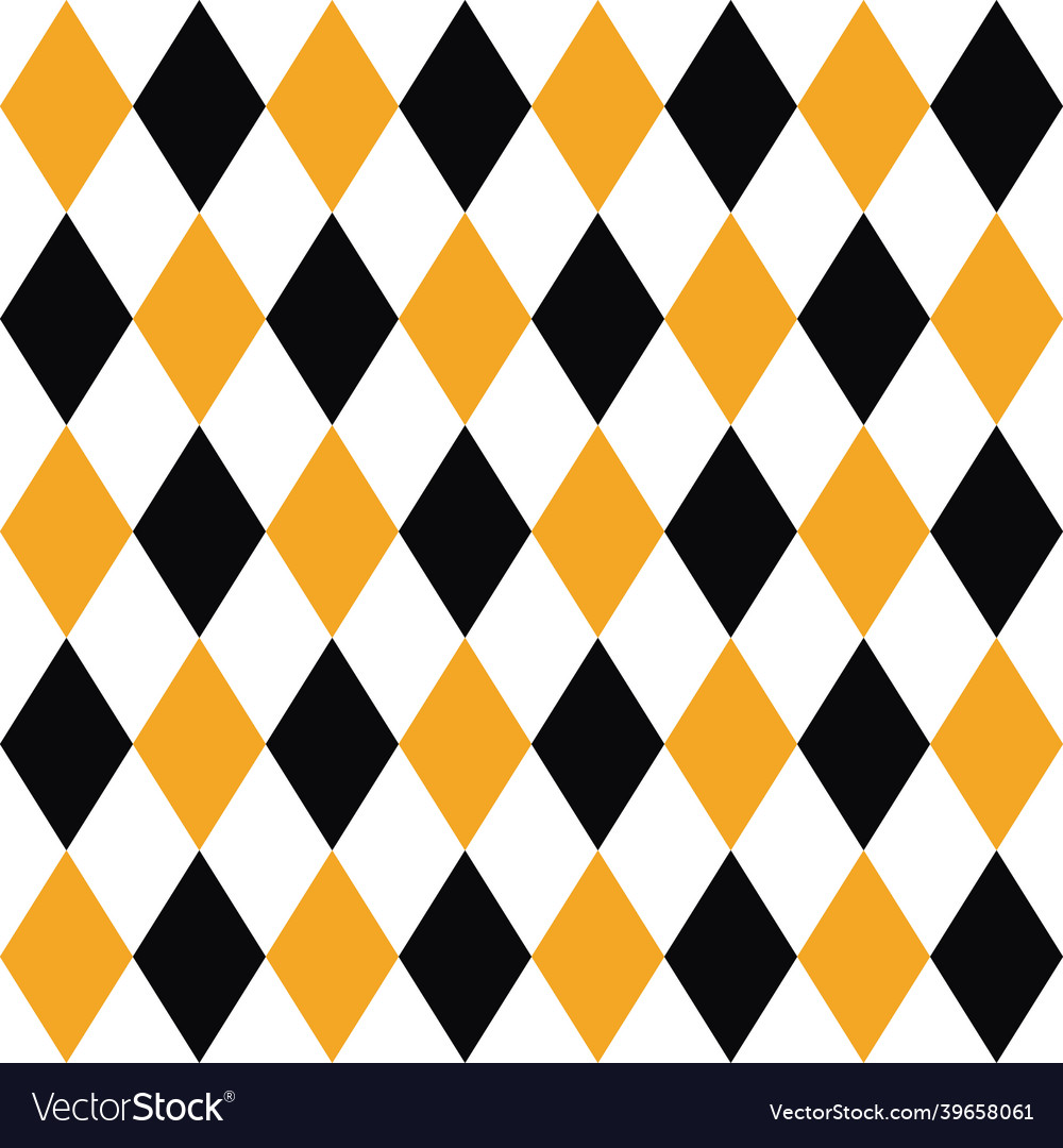Argyle pattern seamless background vector image Argyle pattern seamless background