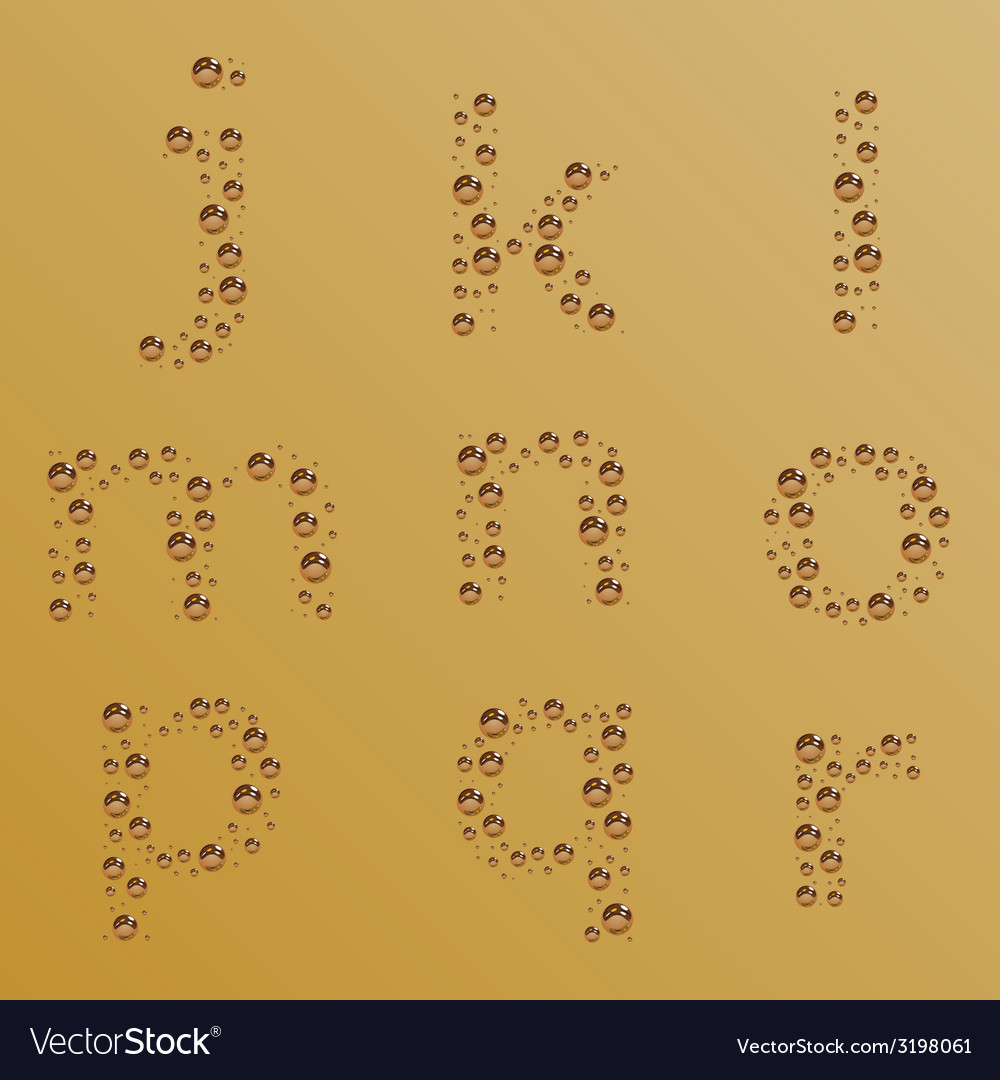 Bubble alphabet - part 2