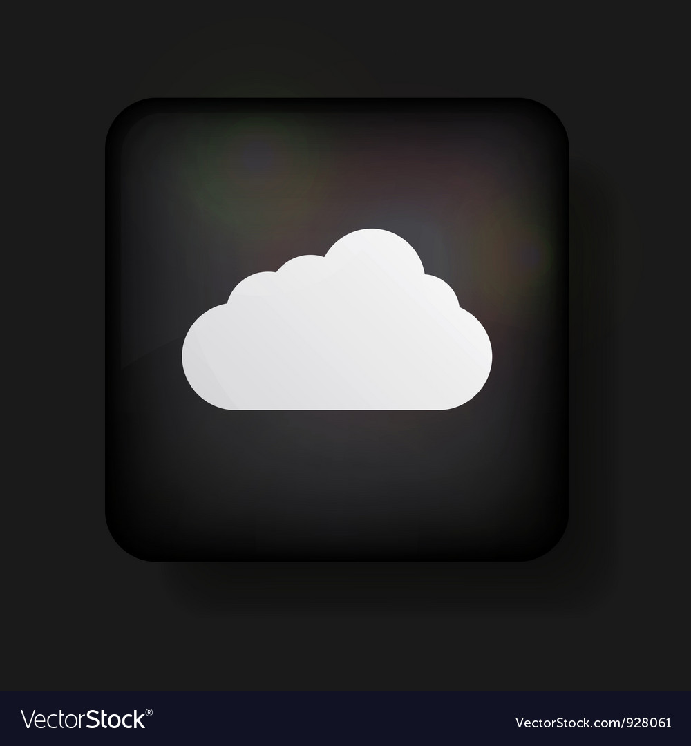 Computer cloud icon