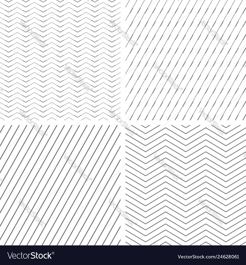 Geometric Line Pattern Set