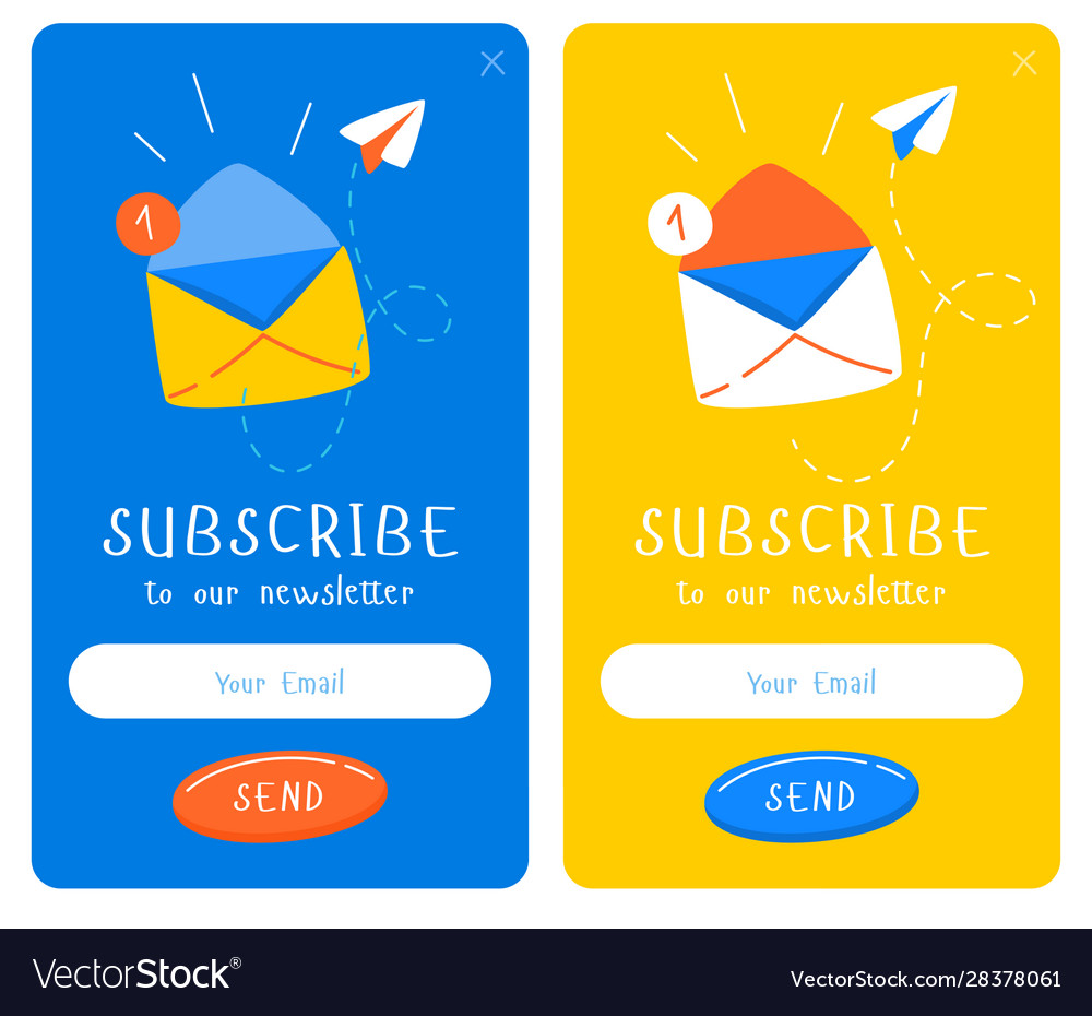 Newsletter Subscription UI