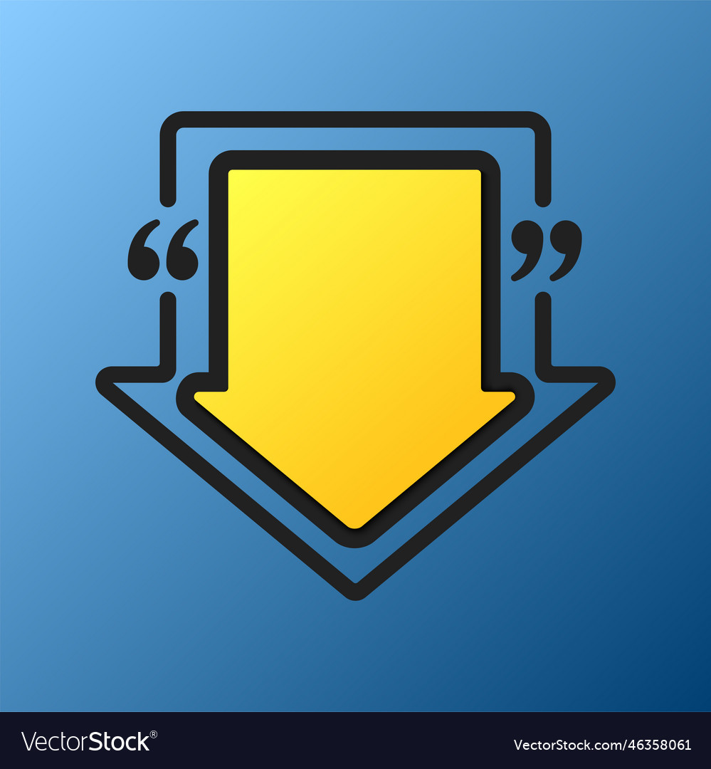 Quote frame blank text boxes message Vector Image Quote frame blank text boxes message